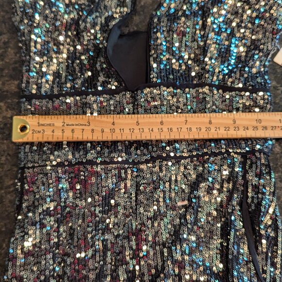Anthropologie Maeve Sequin Halter Jumpsuit - Picture 8 of 10